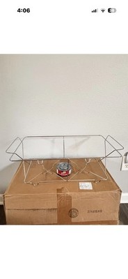 Chrome-Plated Steel Wire Chafing Dish Stand Wire Frame for Buffets, Catering, 