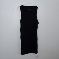 Women's Size 4 US - ASOS design black ribbed dress NEW NWT