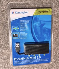 Image of Kensington PocketHub Mini 2.0 USB 4-Port Hub - Brand New