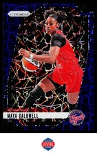 2024 Panini Prizm WNBA #38 Maya Caldwell Blue Velocity Prizms