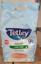 Tetley One Cup Decaf Tea, Pack of 440 Tea Bags 0.07 per strip