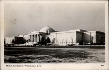 RPPC Mellon Art Gallery Washington DC ~ 1940s real photo postcard