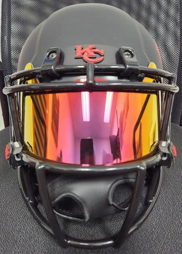 Joe Montana Signed Chiefs F/S Eclipse Authentic Helmet - Red autograph