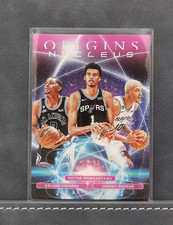 Victor Wembanyama 2023-34 Panini Origins Nucleus Johnson Sochan /99 Pink RC