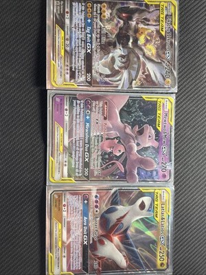 Pokémon TCG 3 card tag team deal   HIGH DEMAND SET   VERY GOOD DEAL 