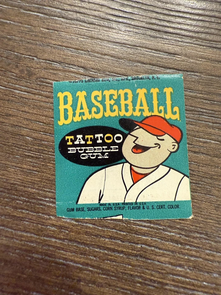 1960 Topps Tatuajes #NNO Joe Cunningham Foto 2 de 2
