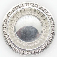 VINTAGE STERLING SILVER .925 L BROS REPOUSSE NO MONO 3-3/8" MINI NUT DISH BOWL