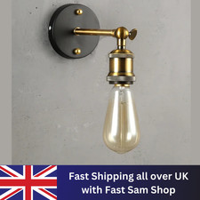 Modern Vintage Retro Industrial Rustic Sconce Wall Light Lamp Fitting Fixture UK