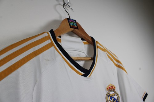 Camiseta de fútbol local Real Madrid 2023-2024 Hala para hombre grande blanca de fútbol - Imagen 5 de 12