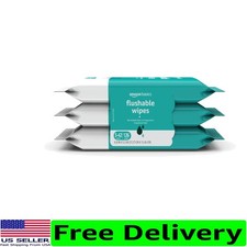 Sensitive Skin Flushable Wipes - 126 Total Wipes, Plastic-Free  Eco-Conscious