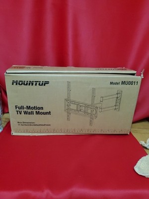 MOUNTUP Full Motion TV Wall Mount for 26-55 Inch TVs, Corner Wall Mount Singl...