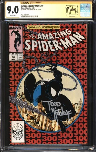 Amazing Spider-Man (1963) #300 CGC Signature Series 9.0 VF/NM Signed Todd McFarl