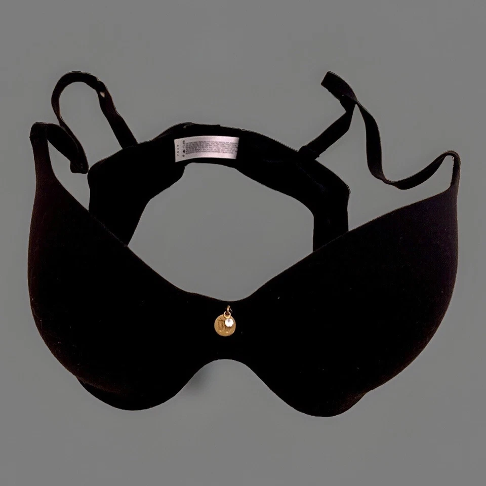 Sujetador Wonder Estilo Ajuste Ligero 7839 Sin Cordones Talla 34C Color Negro Usado en Excelente Condición Foto 3 de 4