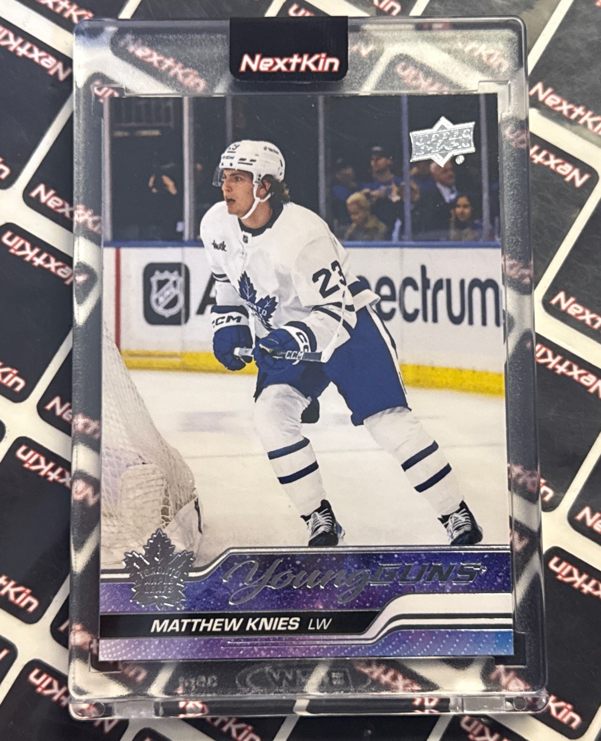 2023-24 Upper Deck Series 1 Young Guns RC Matthew Knies 222 Rookie Card B.