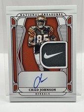 2024 Panini National Treasures Football Chad Johnson Patch Auto /2