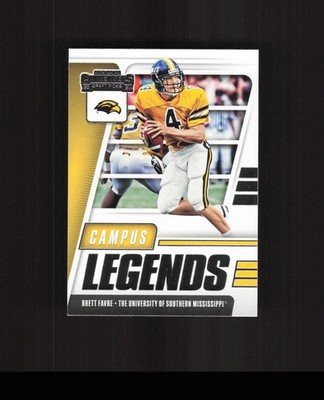 2021 Panini Contenders Draft Picks #6 Brett Favre Football Card Southern Miss