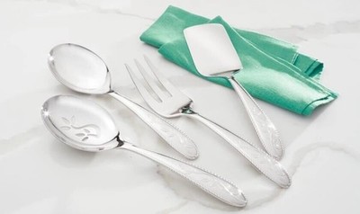 Princess House AMALIA FLATWARE 4-Pc. Serveware Set (3417)