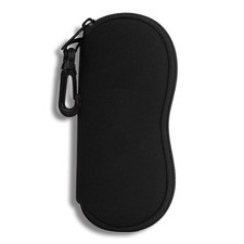 Sunglasses Soft Case Neoprene Zipper with Belt Clip