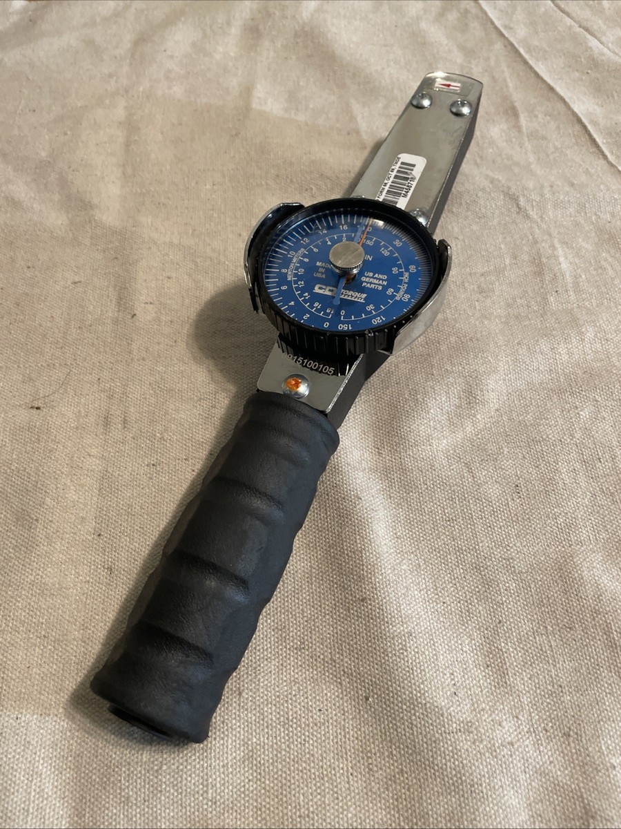 CDI 3/8 Drive Dial Type Torque Wrench Model 1502LDIN 0-150 In