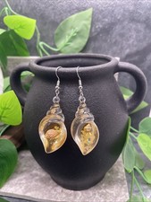 2.25 Silver-tone Sea Shell Drop Dangle Earring Set New Free Ship B7741