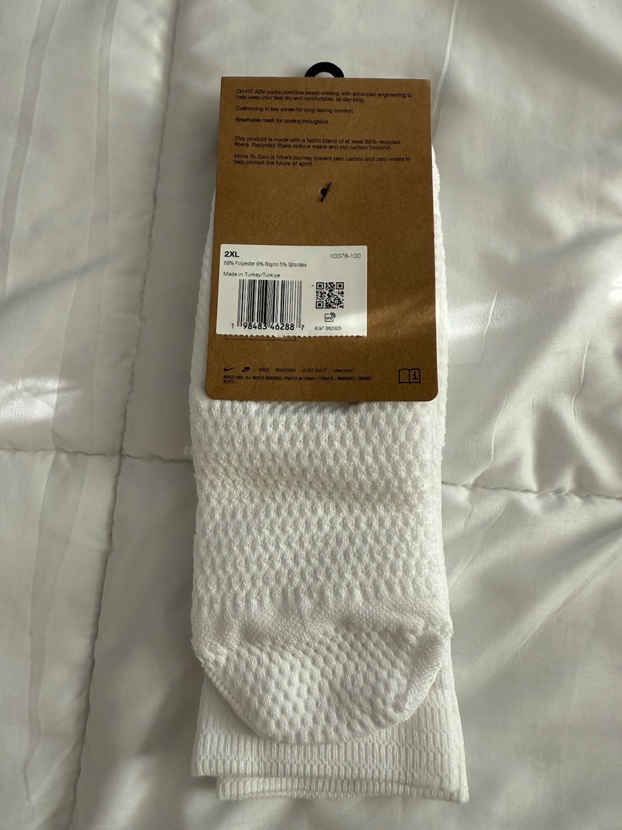 a_ Nike Kobe Unicorn Basketball Dri-FIT ADV Cushioned Crew Socks XXL