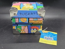 Rugrats Mini Steamer Trunk Box Stationary Storage Office Vtg 90s Y2K Nickelodeon