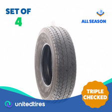 Set Of 4 Used Lt 21585r16 Continental Vancofourseason - 6.5-832 1723i