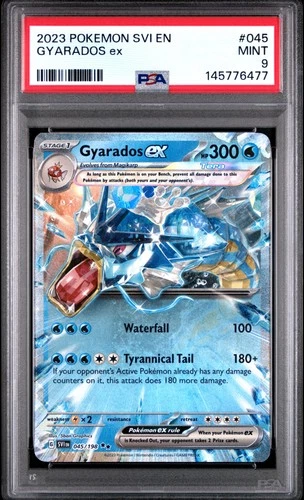 2023 POKEMON SVI EN-SCARLET & VIOLET #045 GYARADOS EX PSA 9