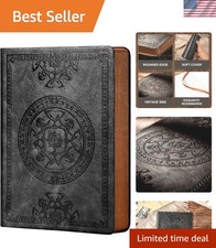 Lined Journal for Men Soft Cover Notebook Leather Journals for Writing, 180 L...