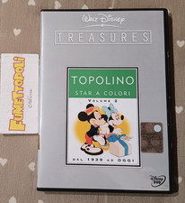 TOPOLINO STAR A COLORI 2 DVD Walt Disney TREASURES COME NUOVO SC1