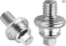 2PCS 3/8''-16 Battery Terminal Bolts, Q235 Steel Side Post Battery Bolts for Bat