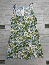 Reformation Dress Womens 6 Green Blue Beige Floral Bodycon