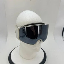 Smith 4D Mag Snowboarding Goggles White Frame Gray Lenses Chromapop Read Desc