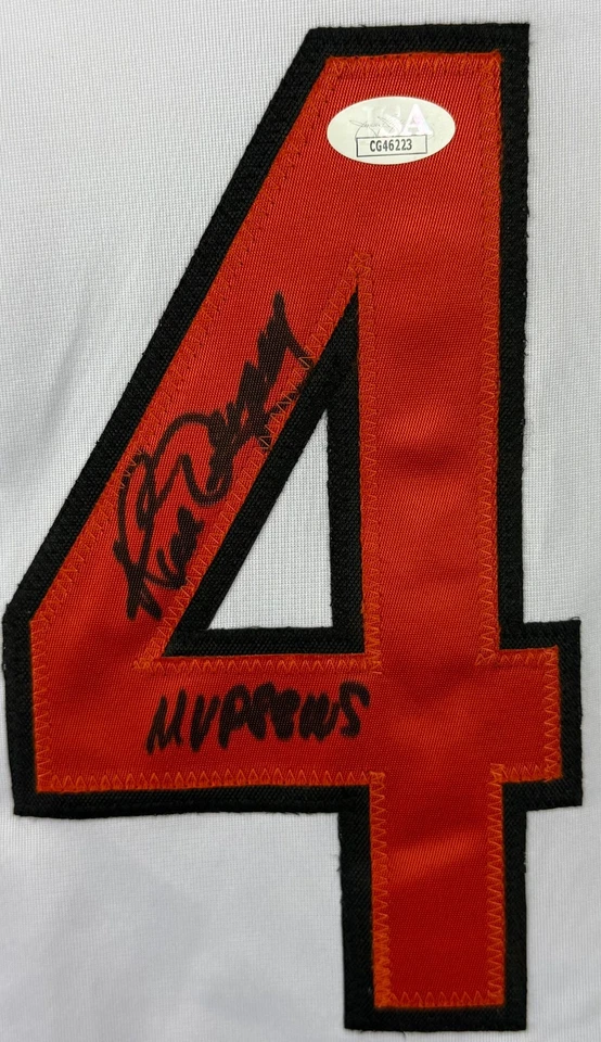 Rick Dempsy autographed signed inscribed jersey MLB Baltimore Oriels JSA COA - Image 2 of 3