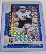 2017-18 O-Pee-Chee Platinum Royal Blue Cubes /99 Alex Tuch #194 Rookie RC
