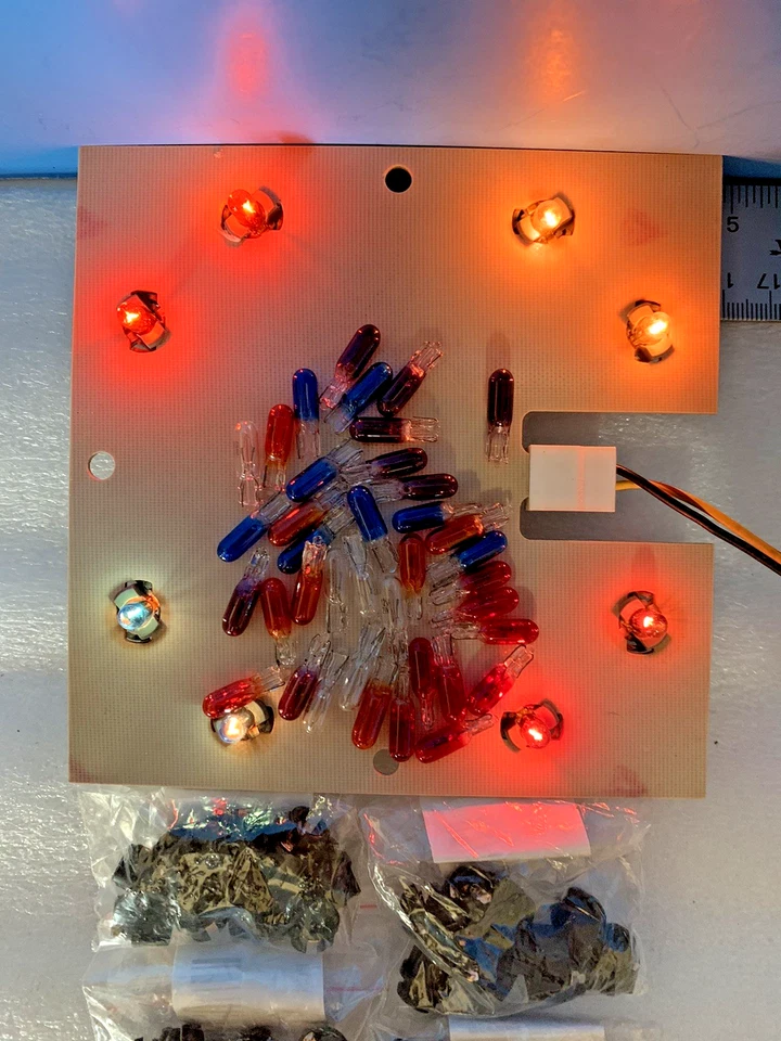 ROWE AMI CD OR 45RPM JUKEBOX A B C D E G H I J LOT OF 80 PIECES #73 COLOR LIGHTS - Image 3 of 4