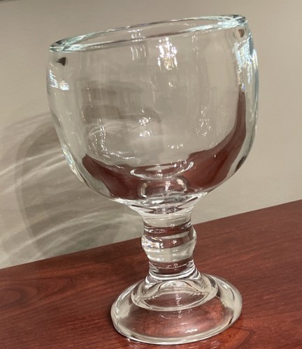 Vintage Heavy Super Thick Extra Large Margarita Glass Grande 8" 24 Oz Goblet - Picture 2 of 4