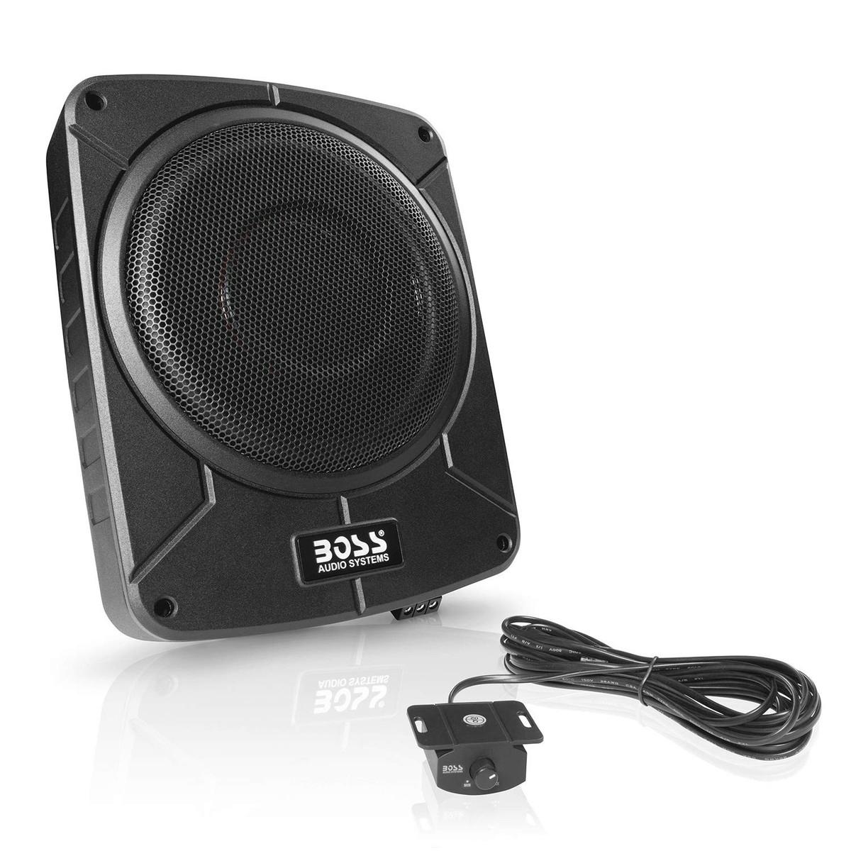 Boss 10 Inch Speaker Subwoofer With Built In Amplifier Variable