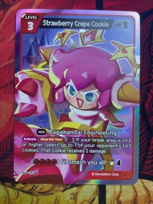 CookieRun Braverse TCG - Strawberry Crepe Cookie P-051