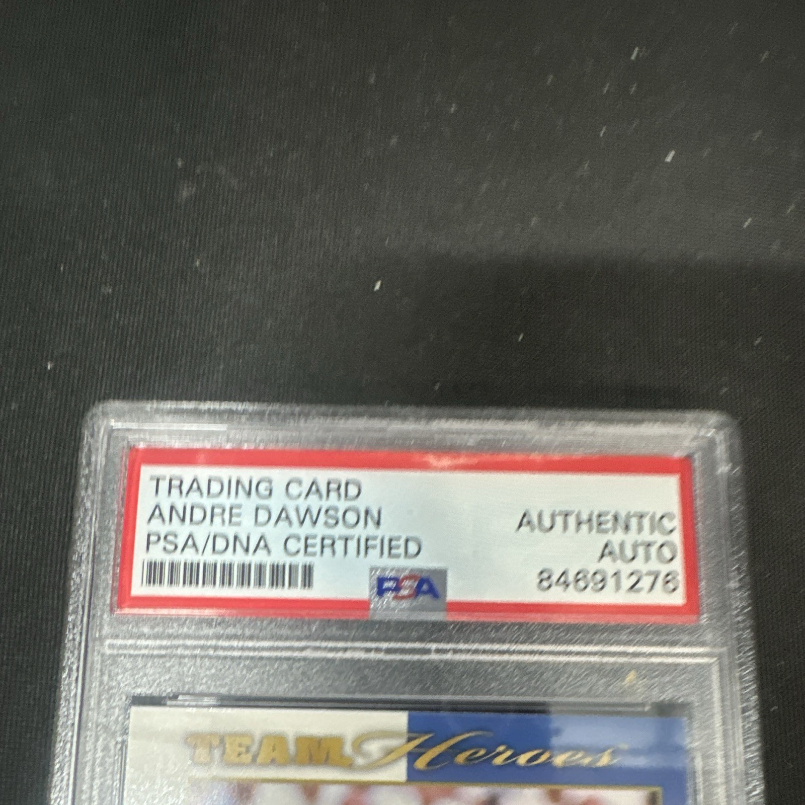 Donruss 2003 Team Heroes Andre Dawson #104 Autographs /25 Auto PSA 84691276 view 4
