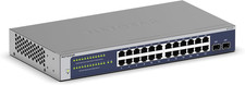 24-Port Gigabit Ethernet Smart Switch (GS724T) - Managed, Optional 1 Year Insigh