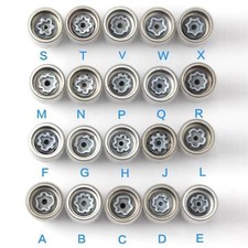 Anti-theft wheel lock rim lock key nut suitable for Audi A3 A4 A5 A6