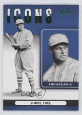 2022 Panini Absolute Icons Retail Green Jimmie Foxx #I-1 HOF 00ab