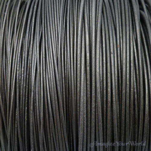 Cavo in vera pelle tagliato su ordinazione per cortile 1,5 mm 2 mm 3 mm allacciatura rotonda - Foto 6 di 10
