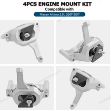 4PCS Engine Motor Mount Set For 2007-2016 Nissan Altima 2.5L Auto Transmission