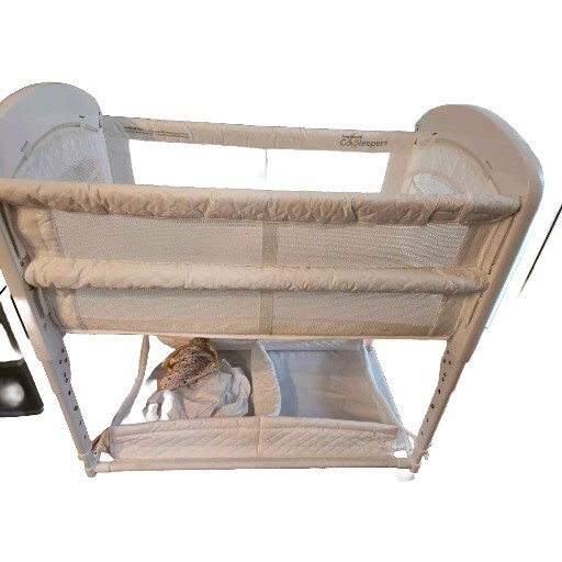 Arm’s Reach Cambria White Bedside Co-Sleeper Bassinet