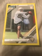 2019 Donruss Football 289 Alize Mack Saints Rookie Card Yellow Proof Rare