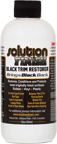 Black Plastic & Vinyl Trim Restorer - Use for Car and Truck Detailing, No Wet Lo - Picture 9 of 12