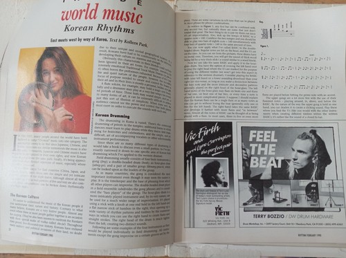 Rhythm Drum Magazine 02-1990 Paul McCartney. MR Big. Nana Vasconceles. VG. - Imagen 6 de 7