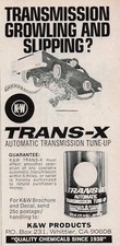 1979 Vintage Print Ad K&W Trans-X Transmission Growling and Slipping Tune-Up